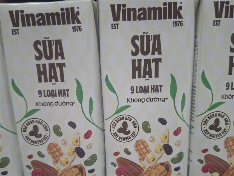 Sữa Hạt 9 Loại Hạt Không Đường Vinamilk 180ml