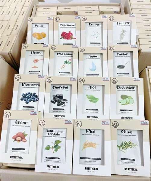 Mặt nạ dưỡng da Prettyskin - Chiết xuất Việt Quất (VAT)