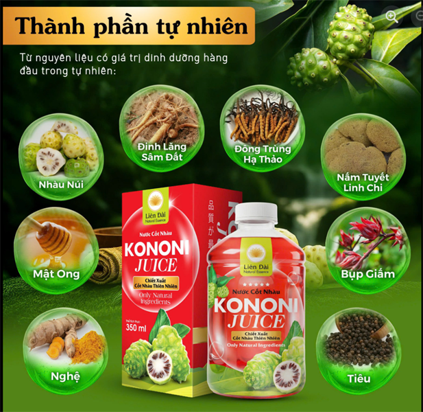 Nước cốt trái nhàu 330ml