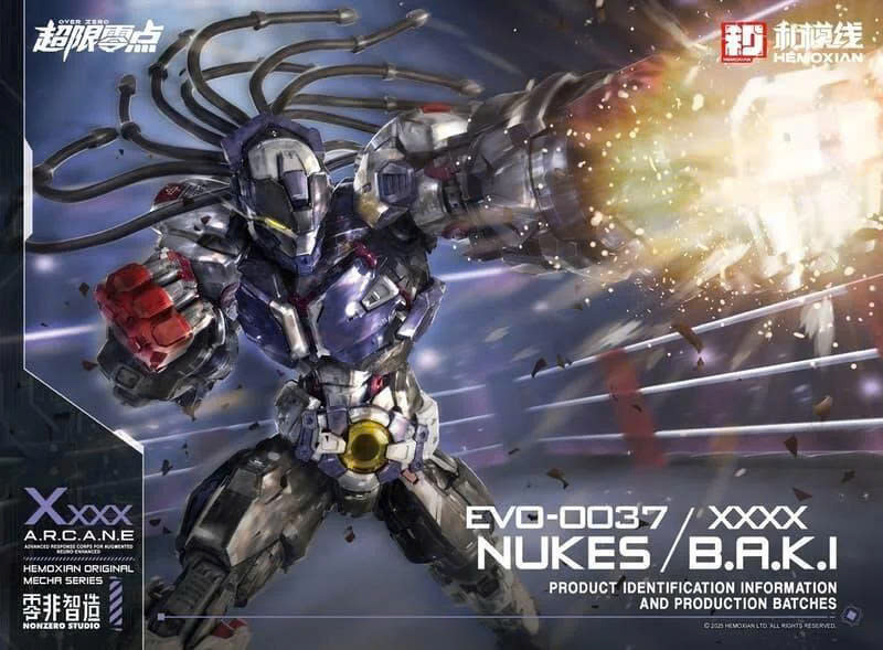 [Có sẵn] Mô Hình Lắp Ráp MG 1/100 Quyền Vương BAKI HEMOXIAN + set 4 tay