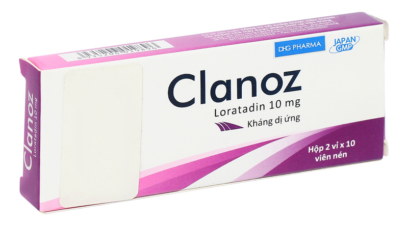 CLANOZ (Loratadin 10mg) | Thuốc Phòng & Điều Trị Dị Ứng | (Dược Hậu Giang)