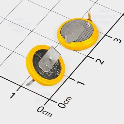 Pin CMOS CR1220 3V có 2 chân dùng cho đầu thu camera