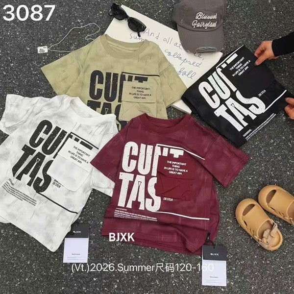 34989- Áo thun CuntTas đen
