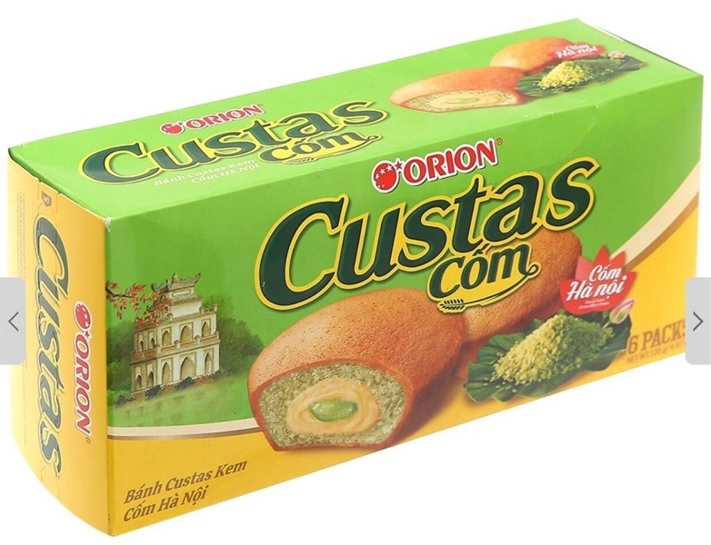 Bánh custar cốm Hà Nội 6P