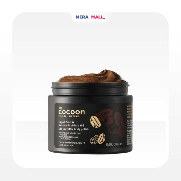 [ Hàng Công Ty ] Tẩy Da Chết Body Cocoon 200ml (Hũ)
