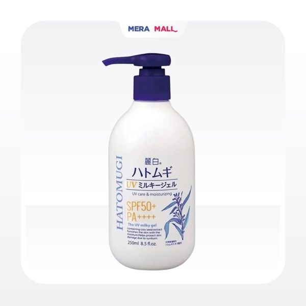[ Hàng Công Ty ] Dưỡng Thể Hatomugi SPF50+ PA ++++ - Chữ Cam