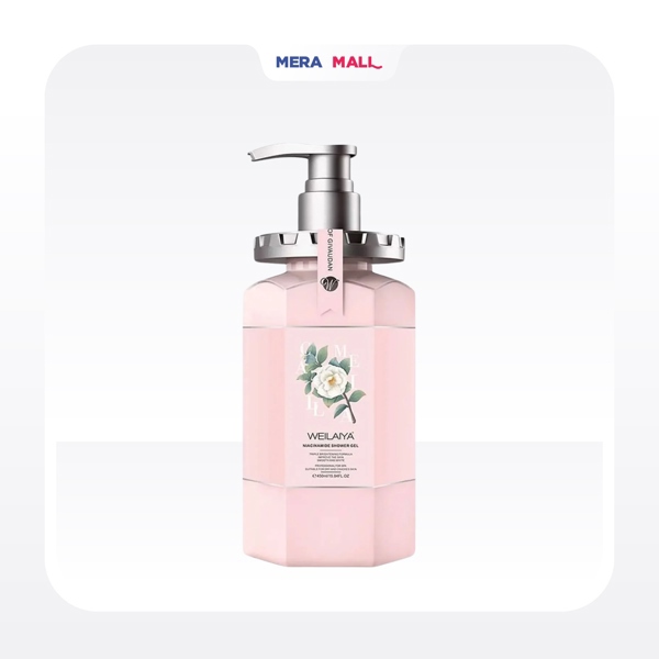 [ Hàng Công Ty ] Sữa Tắm Trắng Da Hoa Trà Weilaiya 450ml