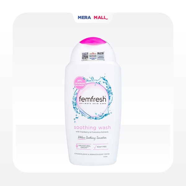 [ Hàng Công Ty ] Dung Dịch Vệ Sinh Fem Fresh “Hồng” Soothing Wash 250ml