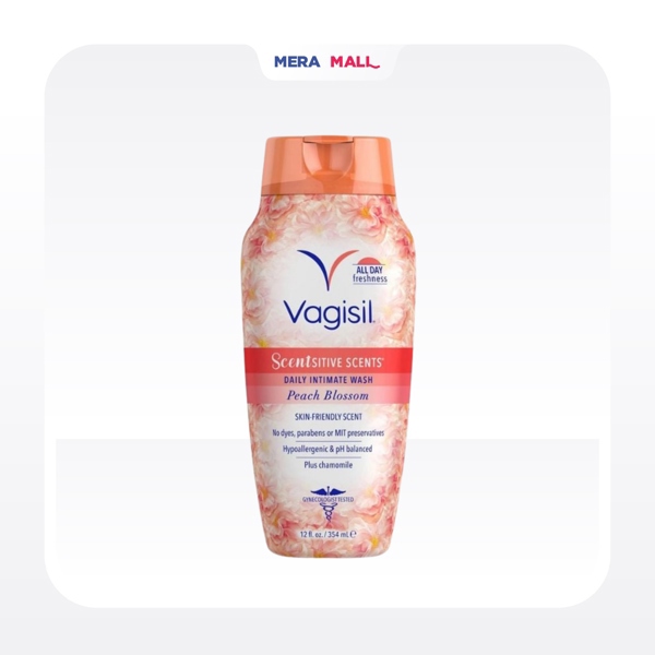 [ Hàng Công Ty ] Dung Dịch Vệ Sinh Vagisil Hương Hoa Đào ( Cam ) - Mua 1 Tặng 1 Quần Chip