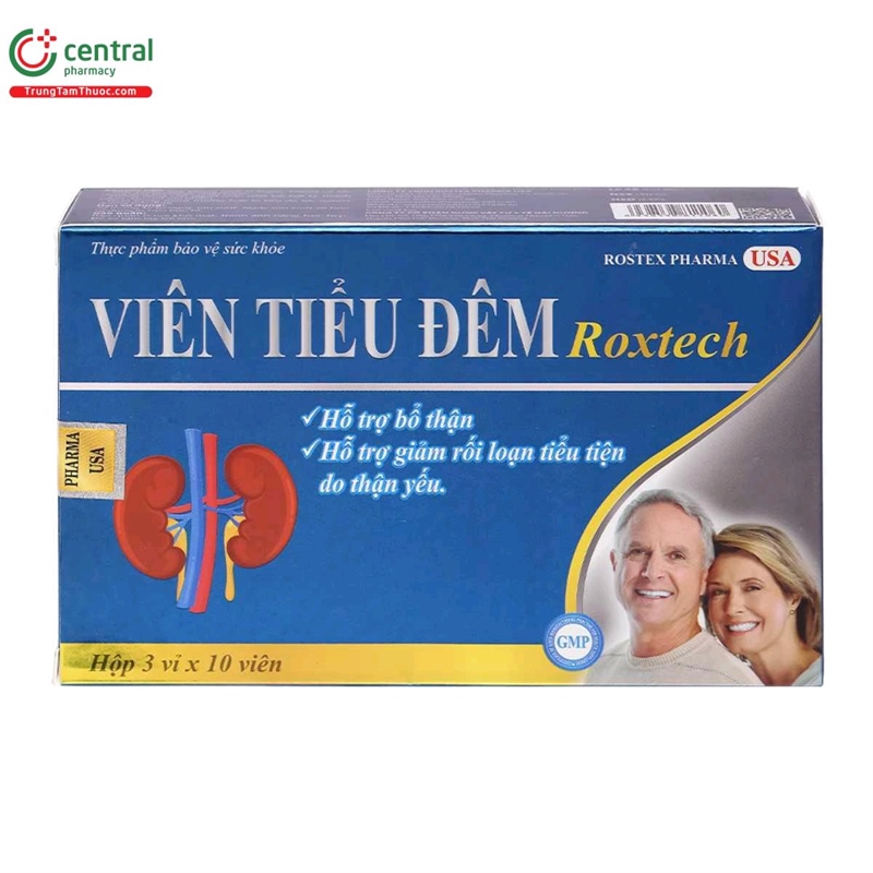 Viên tiểu đêm Roxtech H/ 3vỉ x 10viên