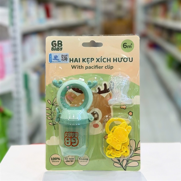 Túi nhai chống hóc GB Baby hình hươu 6M+