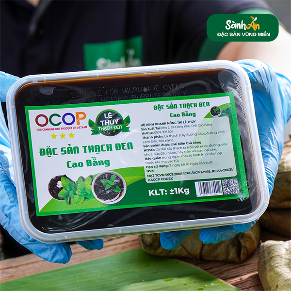 Thạch đen Cao Bằng Lê Thùy hộp 1kg