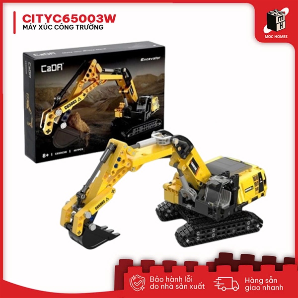 Đồ chơi lắp ráp City máy xúc công trường C65003W | 467PCS