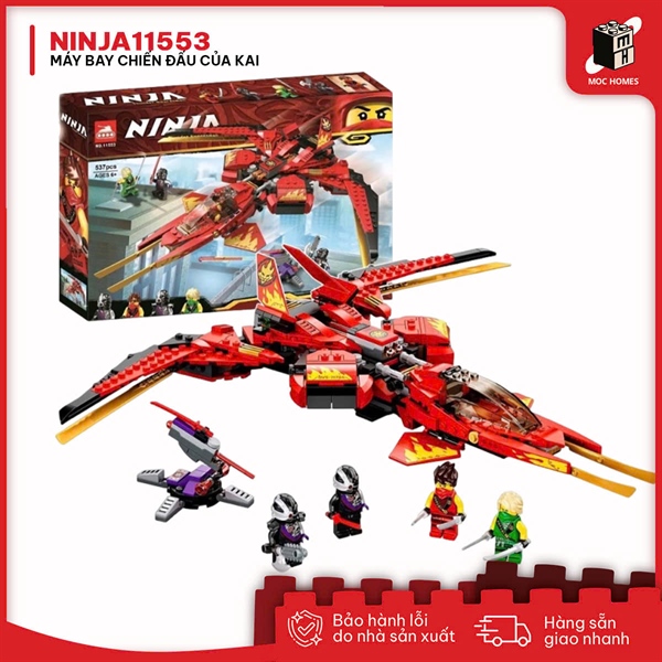 Đồ chơi lắp ráp Ninjago Legacy máy bay chiến đấu của Kai 11553 | 537PCS