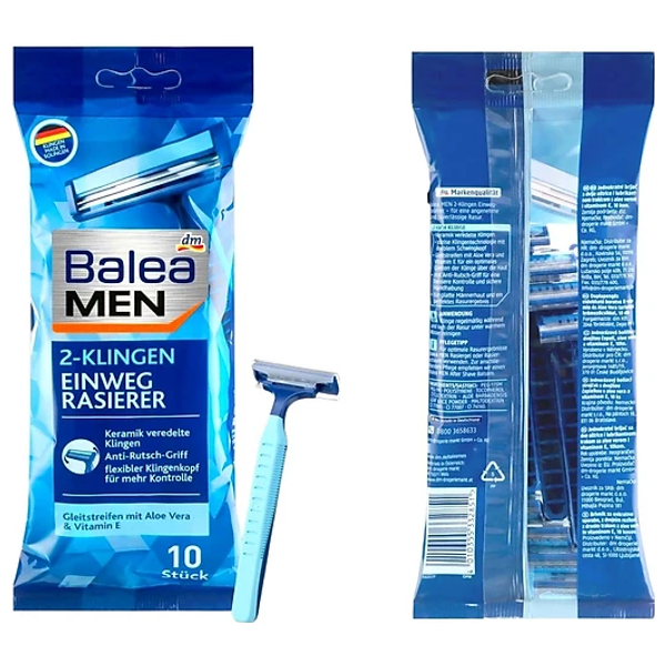 Dao cạo râu dùng một lần Balea - Đức - 8 cái