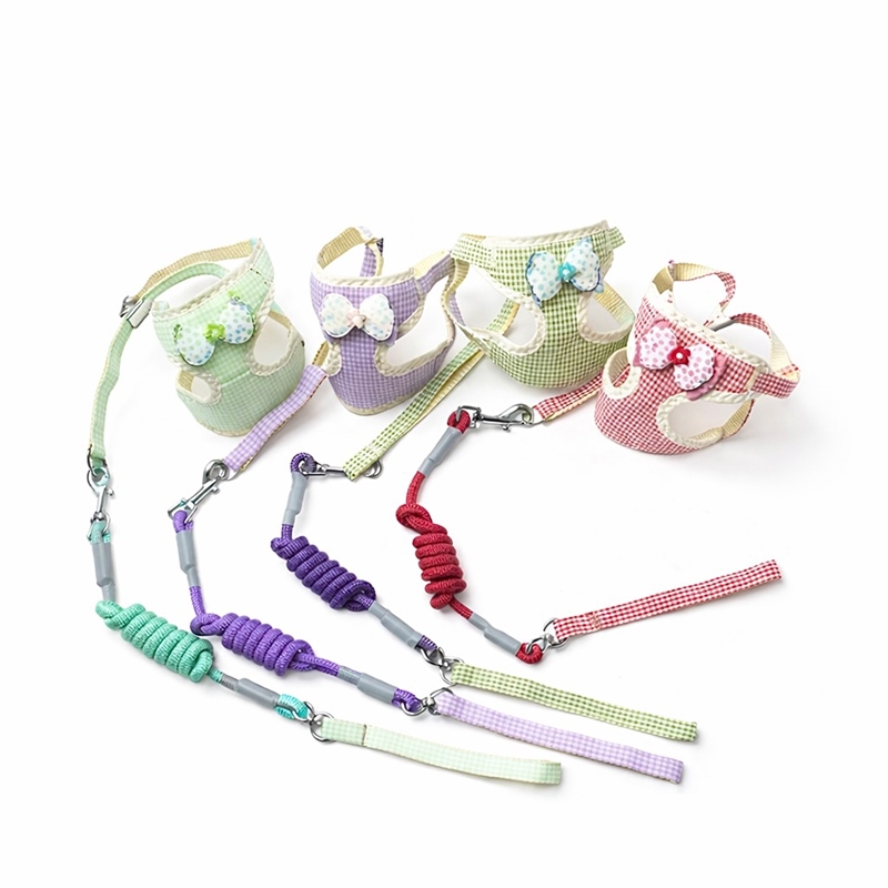 YK - Đại ngực kẻ caro đính nơ và hoa 1.0cm (VAT)