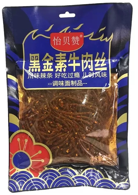 怡贝赞 黑金素牛肉丝 辣条
