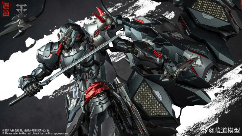 Mô hình đồ chơi lắp sẵn 1/72 CD-07B - Black Phantom Ninja Chou Cangdao