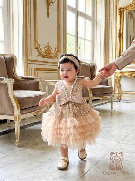 Váy công chúa hoàng kim Roxanne 3165