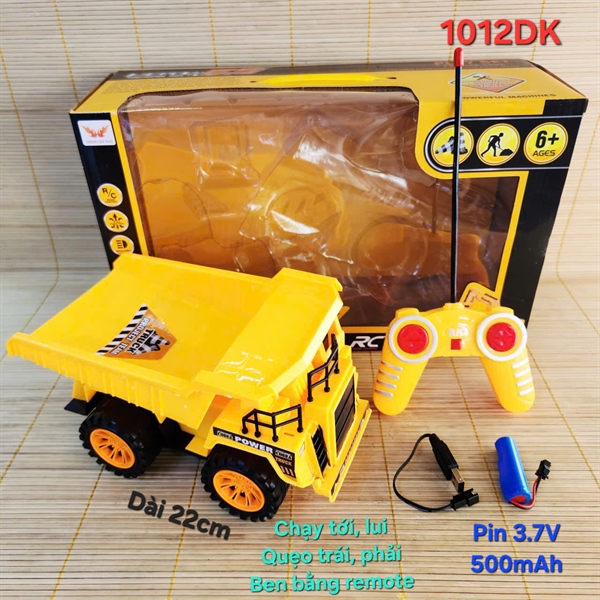 1012-DK HỘP XE CÔNG TRÌNH BEN ĐIỀU KHIỂN CÓ SẠC