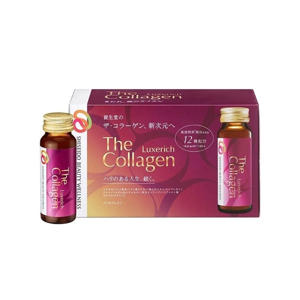The Collagen Luxerich Shiseido Dạng Nước 10 Lọ 30ML