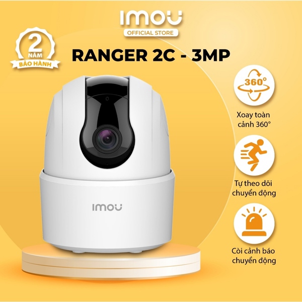 CAMERA WIFI TRONG NHÀ XOAY IMOU RANGER 2C IPC-TA32CP-L 3MP 2K