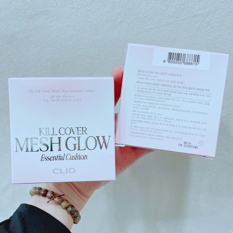Phấn Nước Clio Kill Cover Mesh Glow #19N Tặng Lõi Phụ