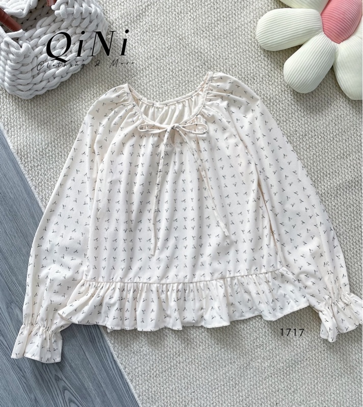 ÁO KIỂU 6890 HOA NƠ