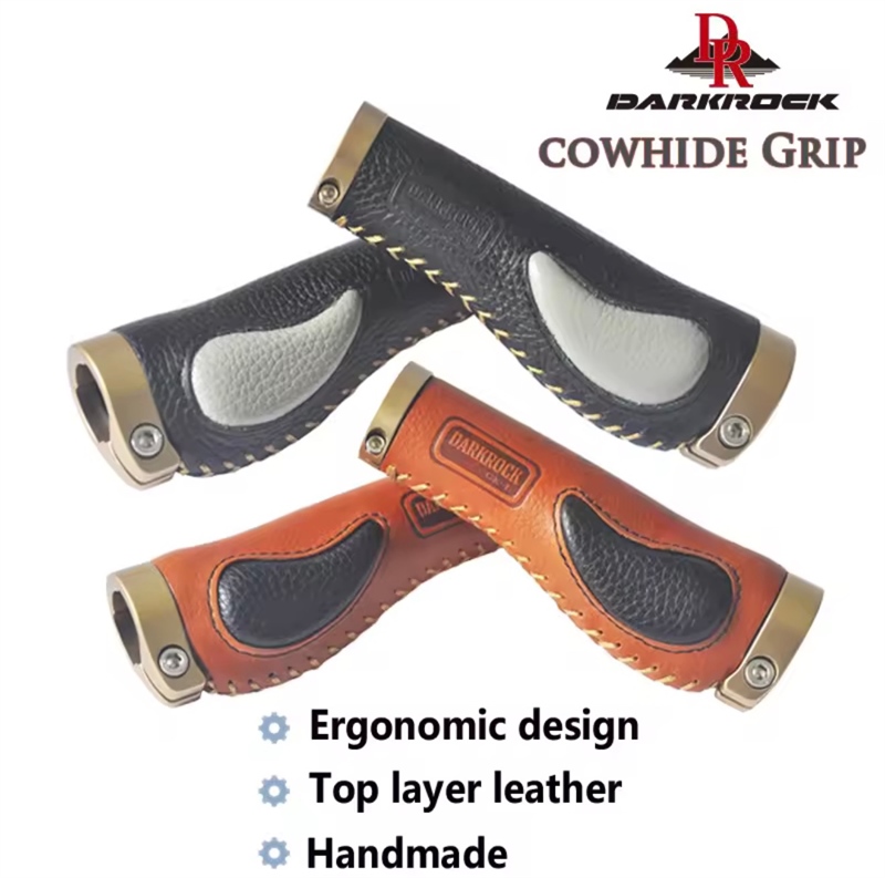 Tay nắm xe đạp bằng da bò Darkrock Cx-1 chính hãng