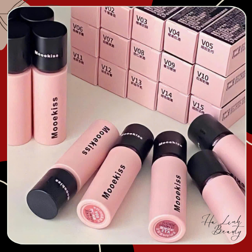Son kem mooekiss vỏ hồng nhiều màu