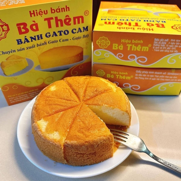 Bánh Gato cam bà Thêm