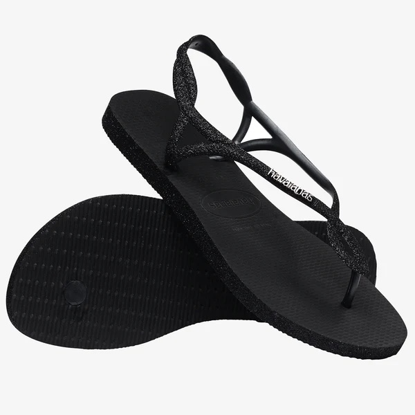 Sandal tròn viền đen