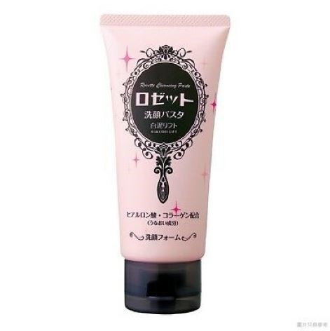 Sữa Rửa Mặt Rosette Bùn Trắng Chống Lão Hóa 120g (màu hồng) - Nhật Bản
