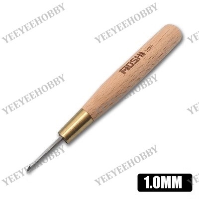 DỤNG CỤ MOSHI - MŨI CHISEL TẠO LẰN CHÌM KÈM CÁN GỖ MS064
