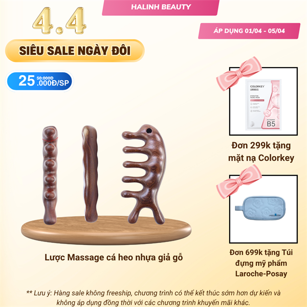 Lược Massage Tóc Giảm Căng Thẳng Mệt Mỏi bằng nhựa [SALE 04.04]