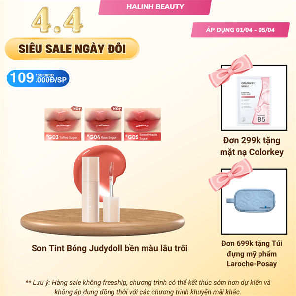 [JUDYDOLL] Son tint Judydoll Glazed lip gloss 2.8g [SALE 04.04]