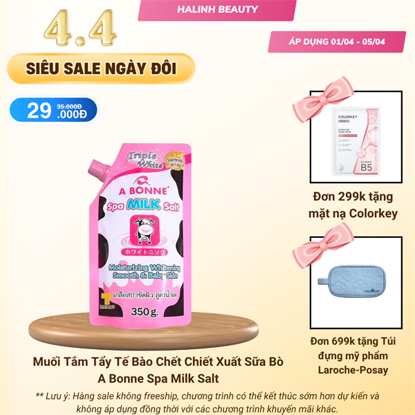 [ABONNE] Muối tắm sữa bò Abonne tẩy tế bào chết [SALE 04.04]