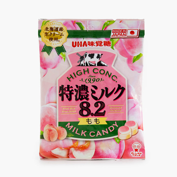 Kẹo UHA Sữa Đào Tokuno 49g