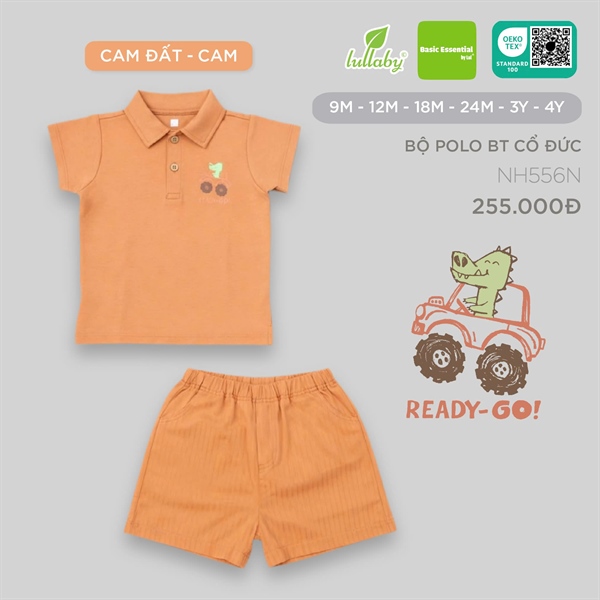 NH556N - 9M/4Y Bộ polo BT Cam