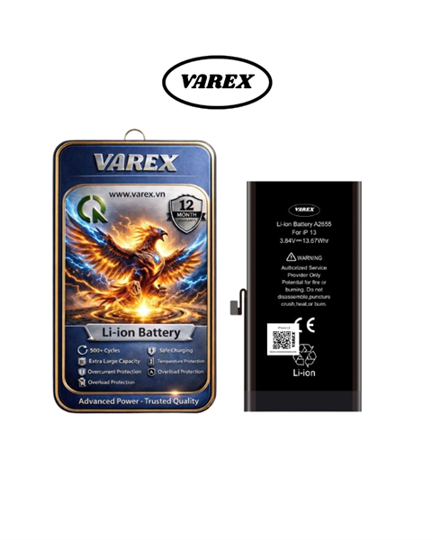 Pin Varex Iphone 13 Dung Lượng Cao Chuẩn Đoán