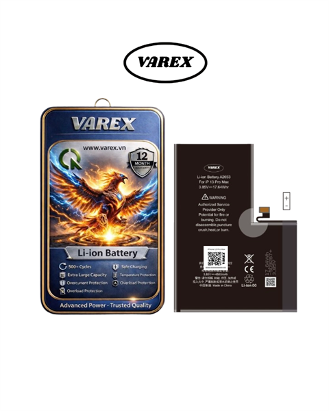 Pin Varex Iphone 13 Pro Max Dung Lượng Cao Chuẩn Đoán