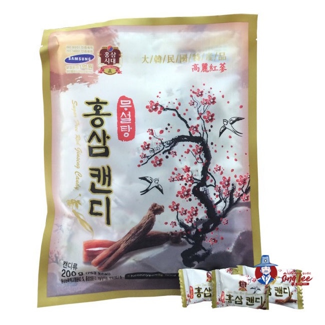 Kẹo hồng sâm ( không đường ) - Hàn Quốc