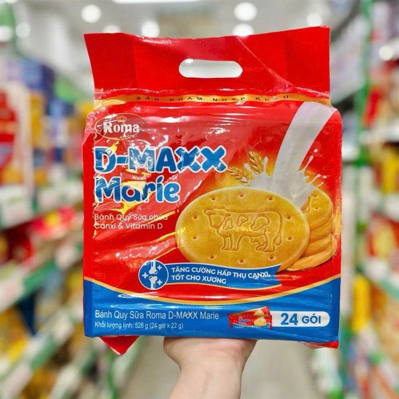 Túi bánh quy Roma D-Maxx 528g