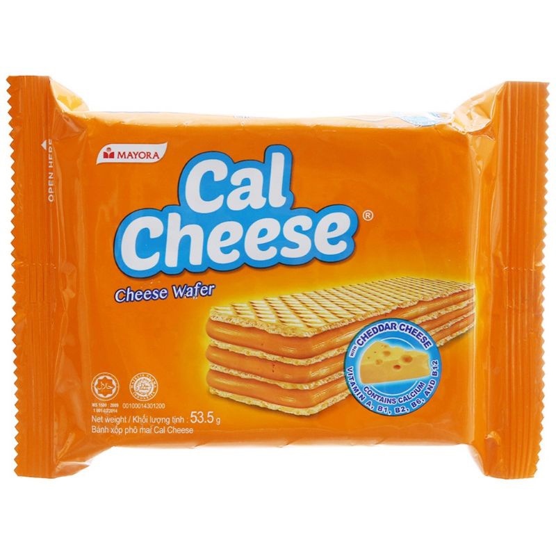 Bánh Xốp Kem Phô Mai Cal Cheese-60x48G(Normal)