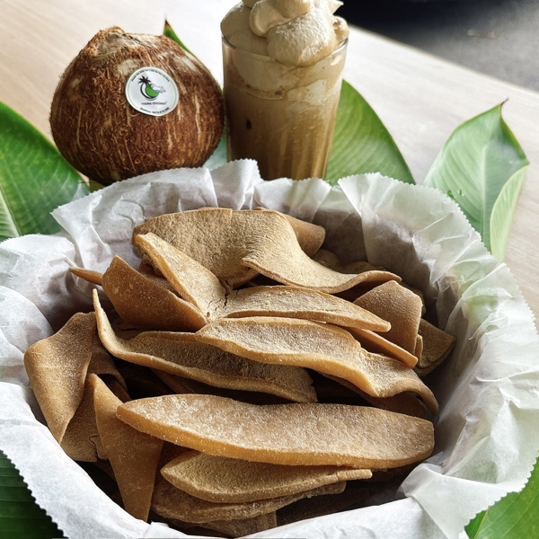 Mứt Dừa Miếng Vị Cafe 500gr