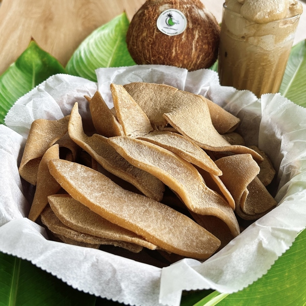 Mứt Dừa Miếng Vị Cafe 250gr