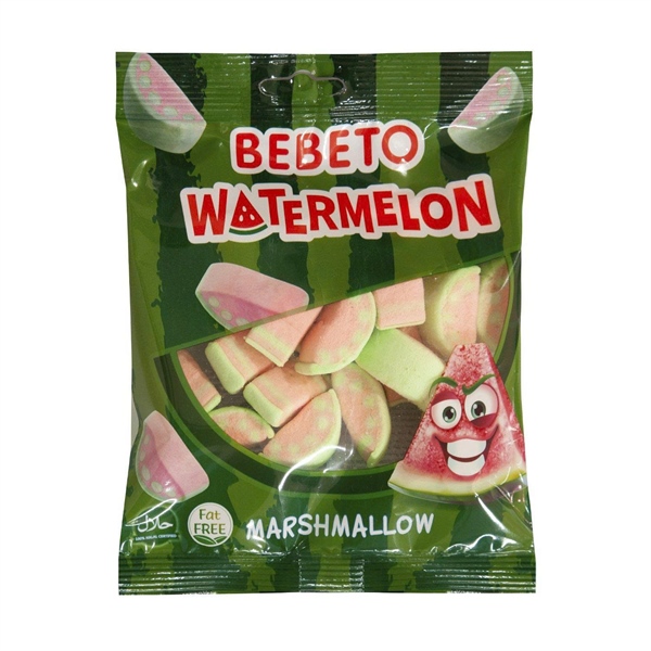 Kẹo xốp Marshmallow Bebeto dưa hấu 60g