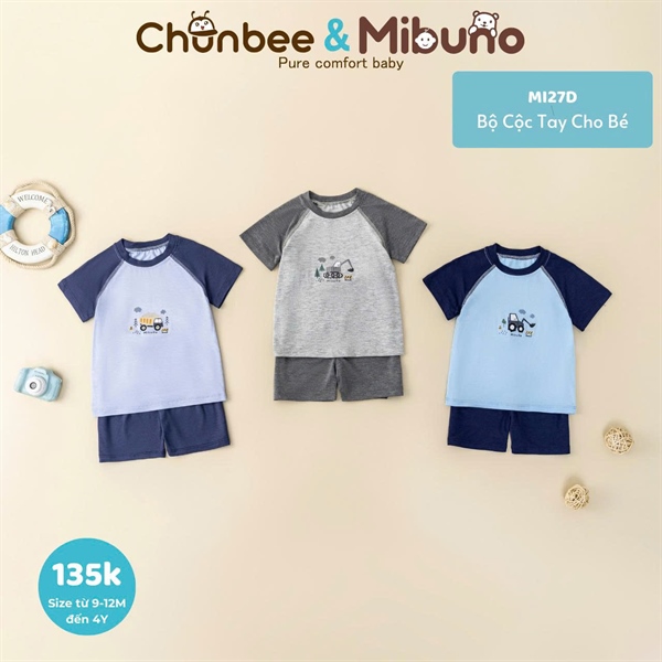 MI27D - 12M/4Y Bộ cộc phối Workzne xanh/tím/xám