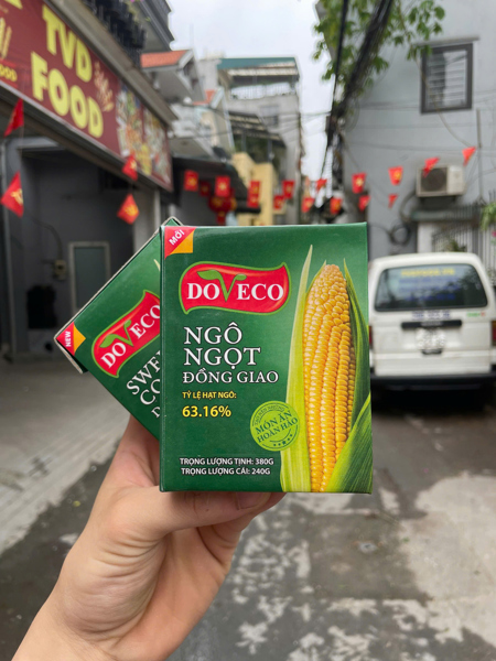 Ngô Hộp Đồng Giao 380gr Hộp Giấy