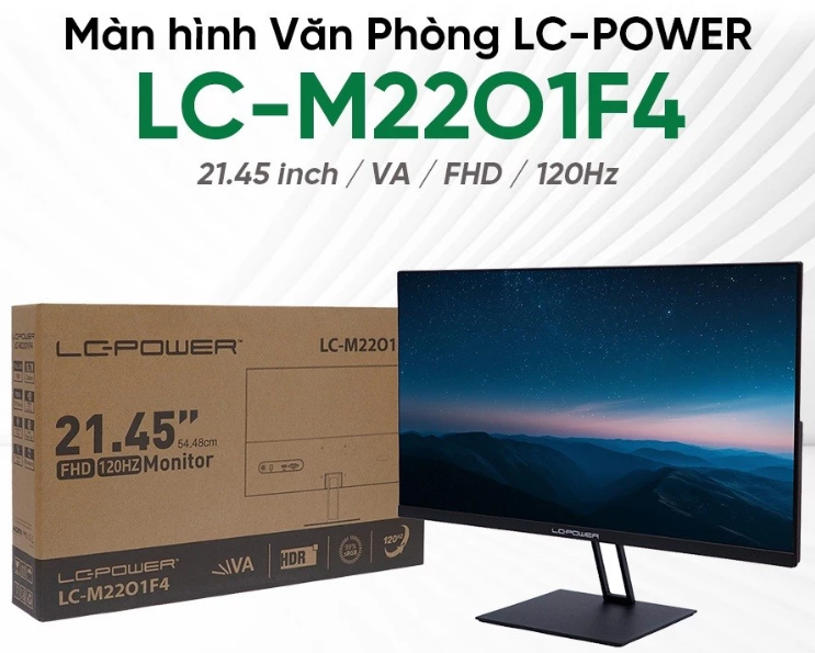 Màn hình máy tính LC-POWER LC--M22O1F4 120Hz (LC-M22F) 22inch